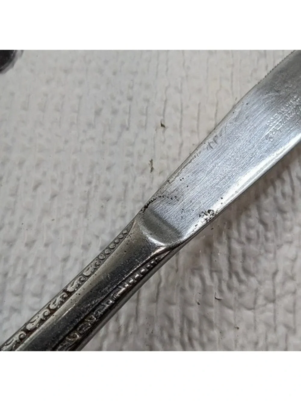 Vintage Continental Stainless CSS1 3 dinner knives, sugar spoon, fork and spoon